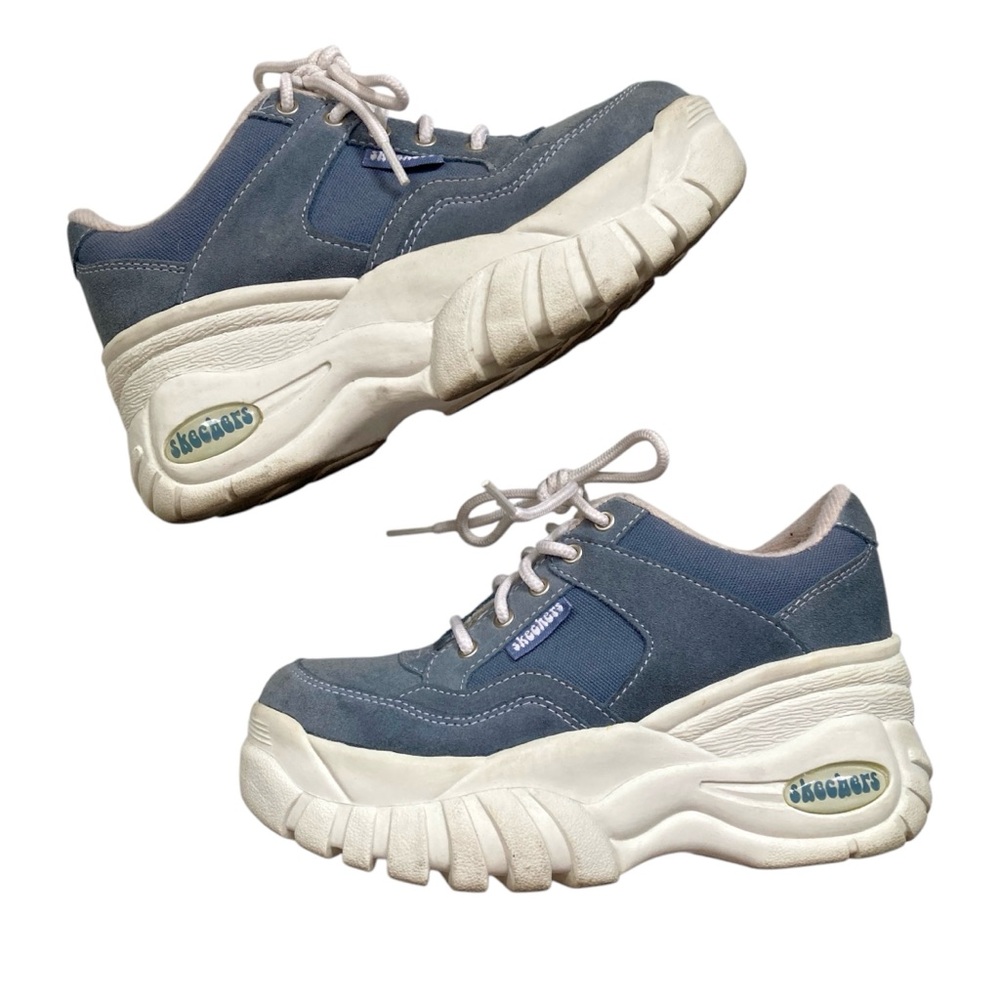 Vintage 90s Skechers Club Kid Platform Sneakers ⭐️